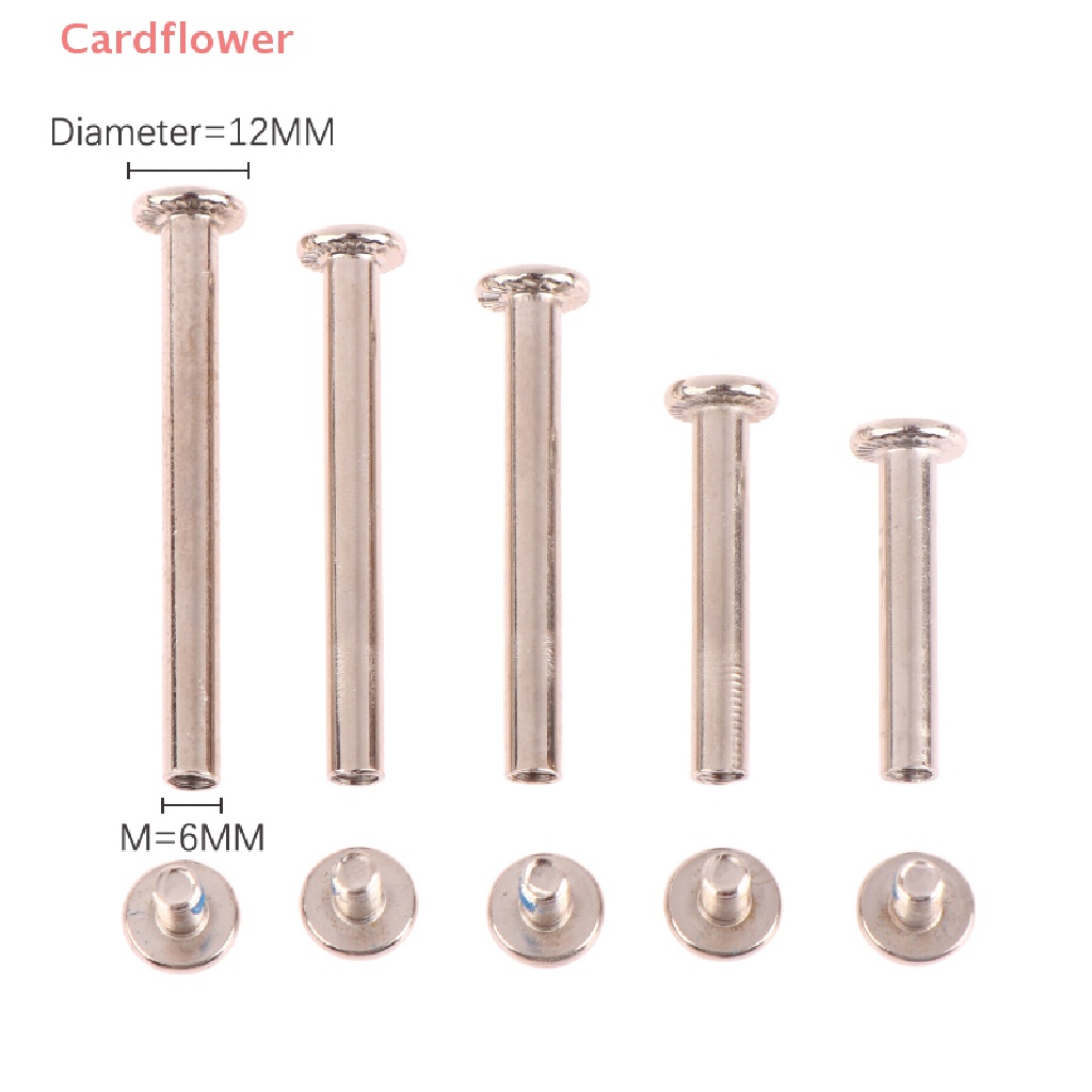 Bộ 2 Ốc Vít Bánh Xe Bằng Thép Không Gỉ Cho Vali Hành Lý Mới