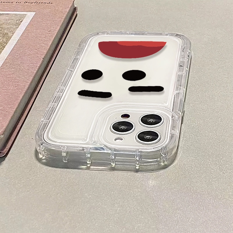 Ốp Điện Thoại Silicon TPU Mềm Trong Suốt In Hình Biểu Tượng Cảm Xúc Dễ Thương Cho IPhone 14 13 11 12 Pro XS Max X XR 7 + 8 Plus