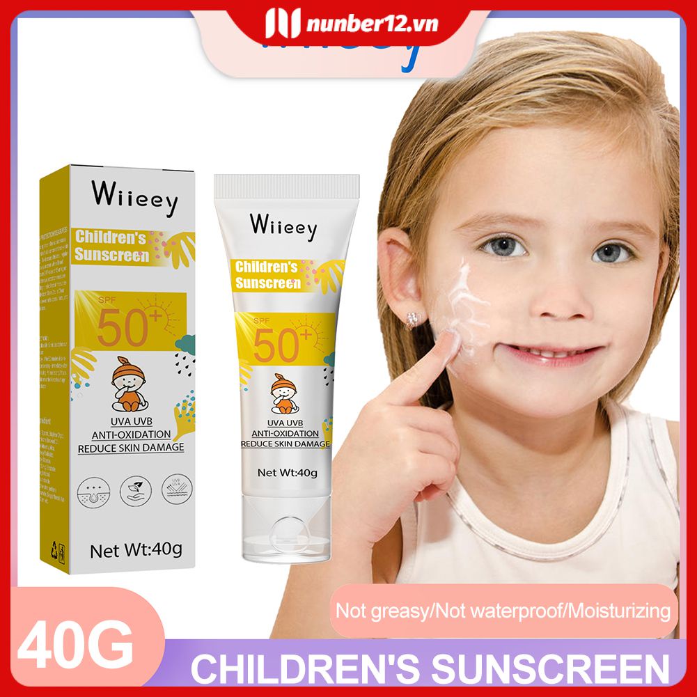 Kem chống nắng body Spf50 Chống Tia UV Không Gây Kích Ứng Da Cho Trẻ Em