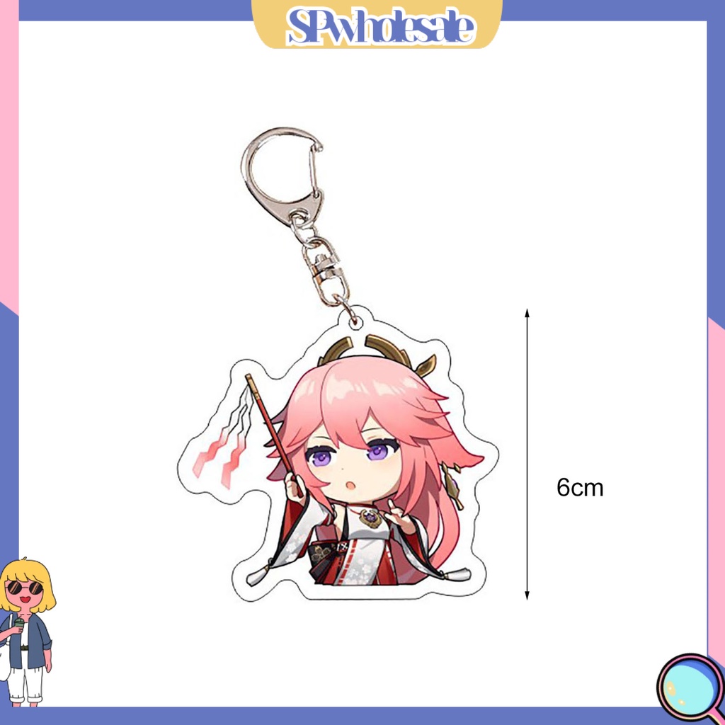 <SPwholesale> Móc Khóa In Hình Cầu Thủ Hai Mặt Hoạt Hình Tinh Tế Trang Trí Di Động Dùng Hàng Ngày