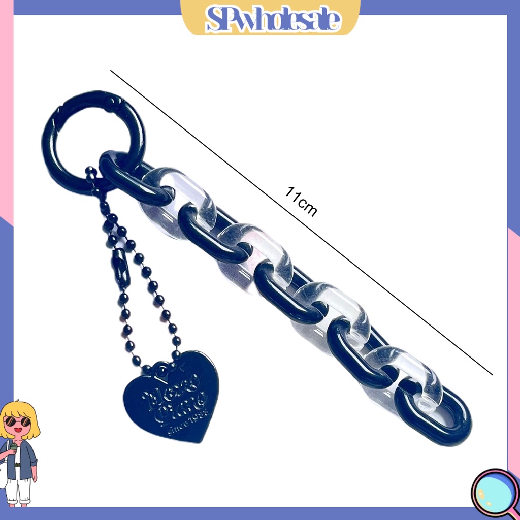 <SPwholesale> Móc Chìa Khóa Dạng Thạch Mặt Dây Chuyền Thạch Không Dễ Vỡ Chống Mài Mòn Trang Trí Độc Đáo Nhiều Màu Sắc Làm Quà