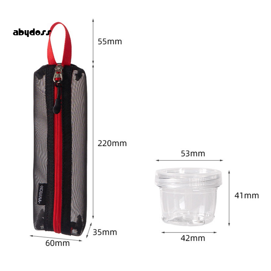 1 Bộ Hộp Đựng Muối Tiêu 2 Màu Trong Suốt Kèm Túi Đựng