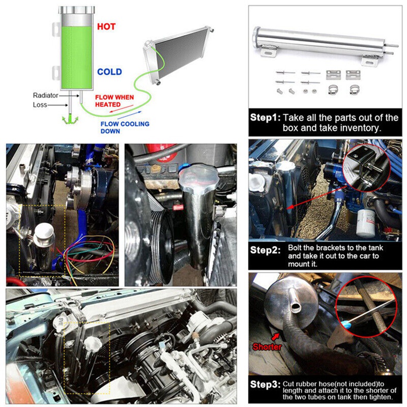 Bình Làm Mát Không Khí Bằng Thép Không Gỉ 2Inch X 13Inch Có Thể Đánh Bóng 22.6 Oz