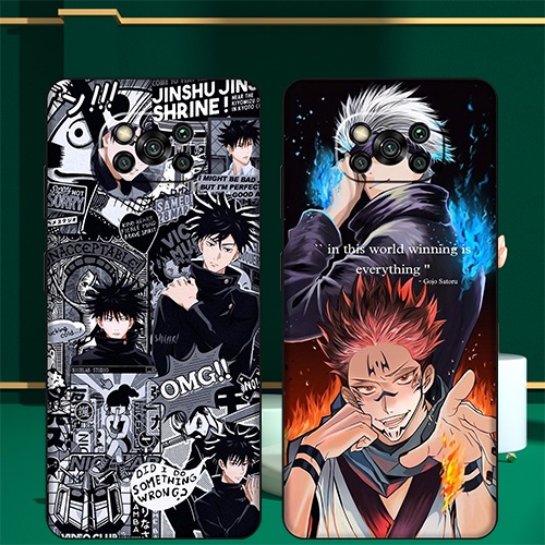 Ốp Điện Thoại TPU Mềm Chống Rơi In Hình Anime Cho Xiaomi Poco X3 NFC Pro CE16 Jujutsu Kaisen Gojo Satoru