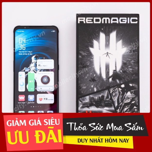 Điện thoại Nubia Red Magic 7 (12-128GB) sạc nhanh 65W -100% chính hãng - T.P mobile