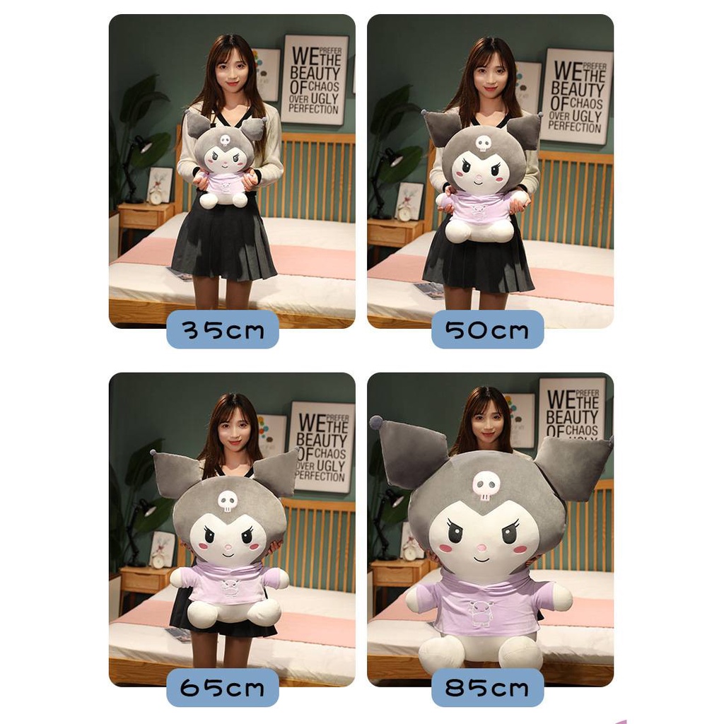 Thú Nhồi Bông Hình Sanrio Kuromi SY2 Dễ Thương Cho Bé YS2