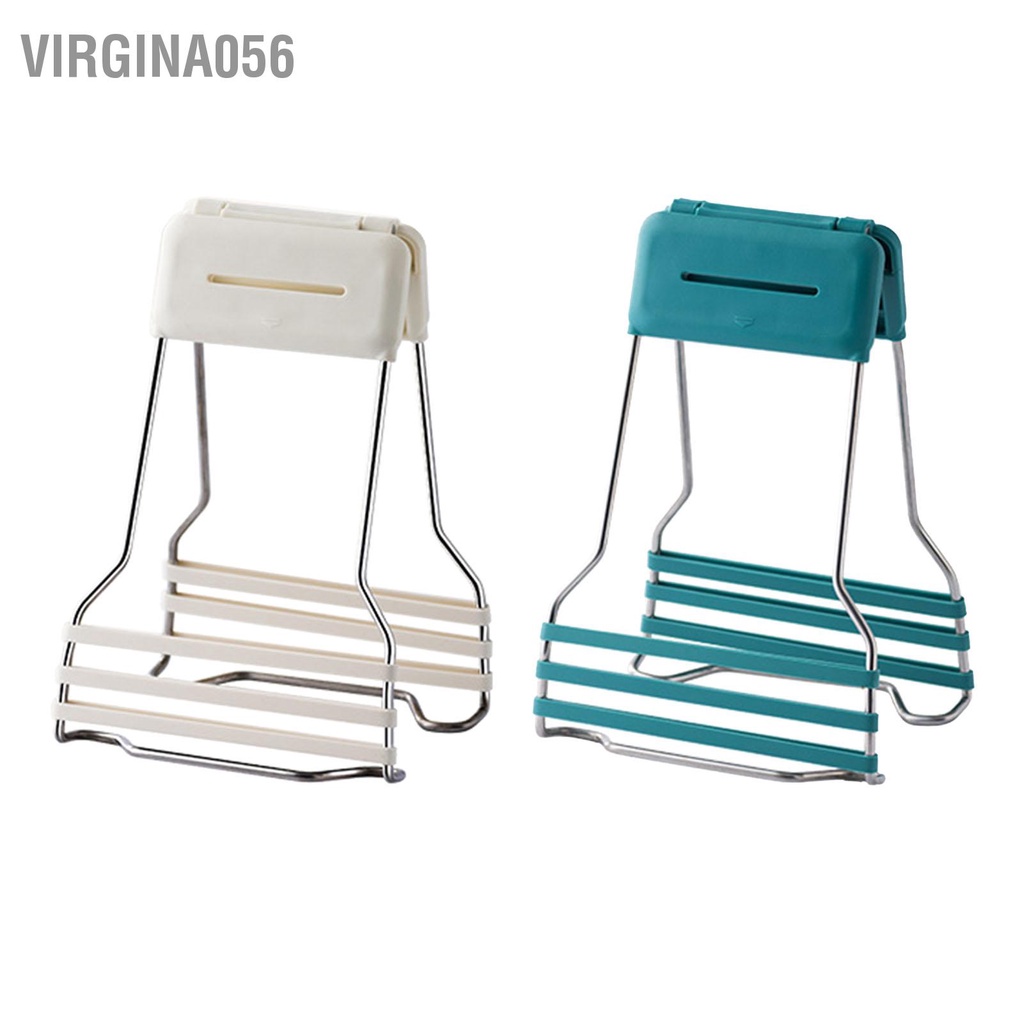 Virgina056 Kẹp giữ bát đĩa nhà bếp bằng thép không gỉ Đĩa nóng nâng lên chống bỏng dải silicon