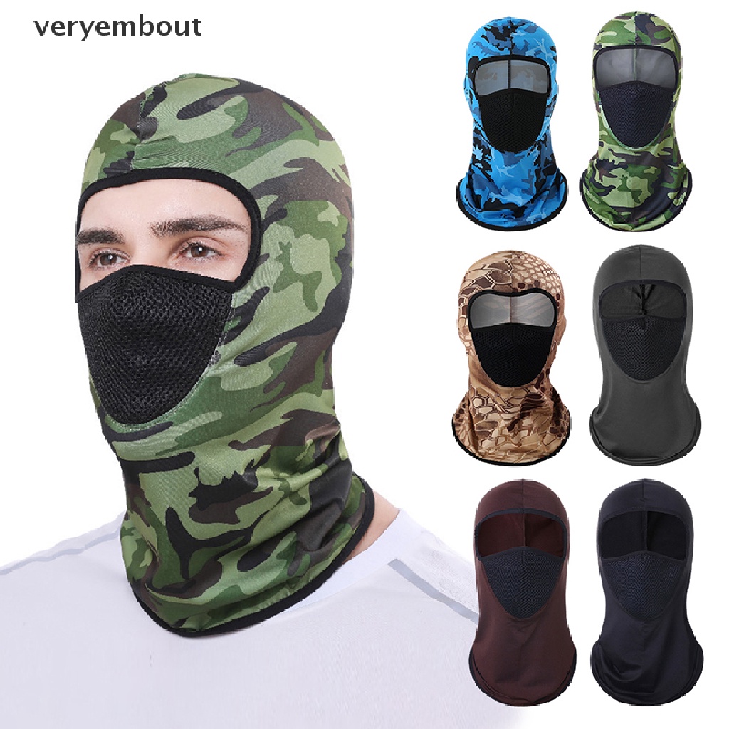 Ut Khẩu Trang Balaclava Thoáng Khí Che Phủ Toàn Mặt Và Cổ Dùng Khi Lái Xe Moto