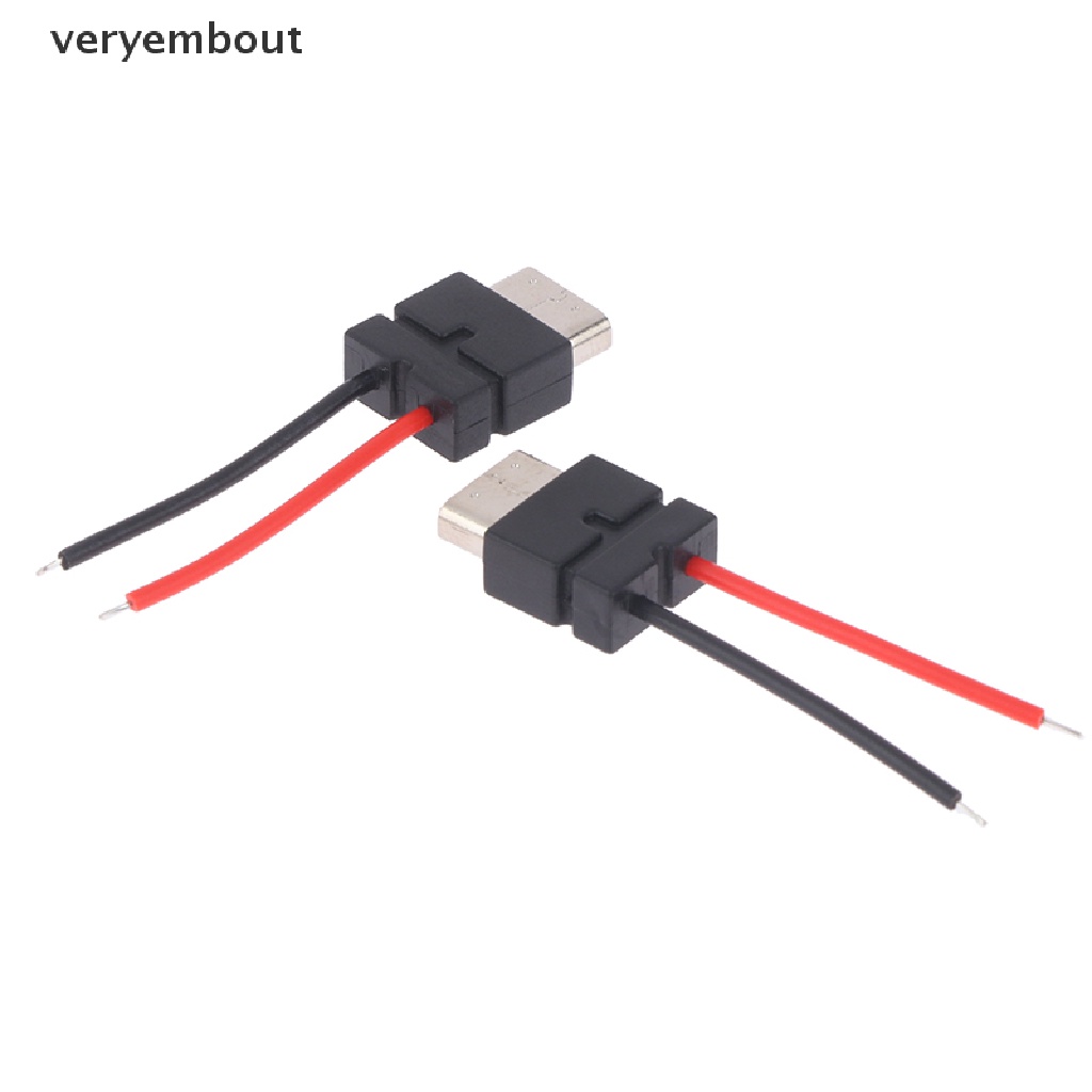 Set 2 Dây Cáp Kết Nối USB Type-c 2 Đầu Cái 4.5mm n