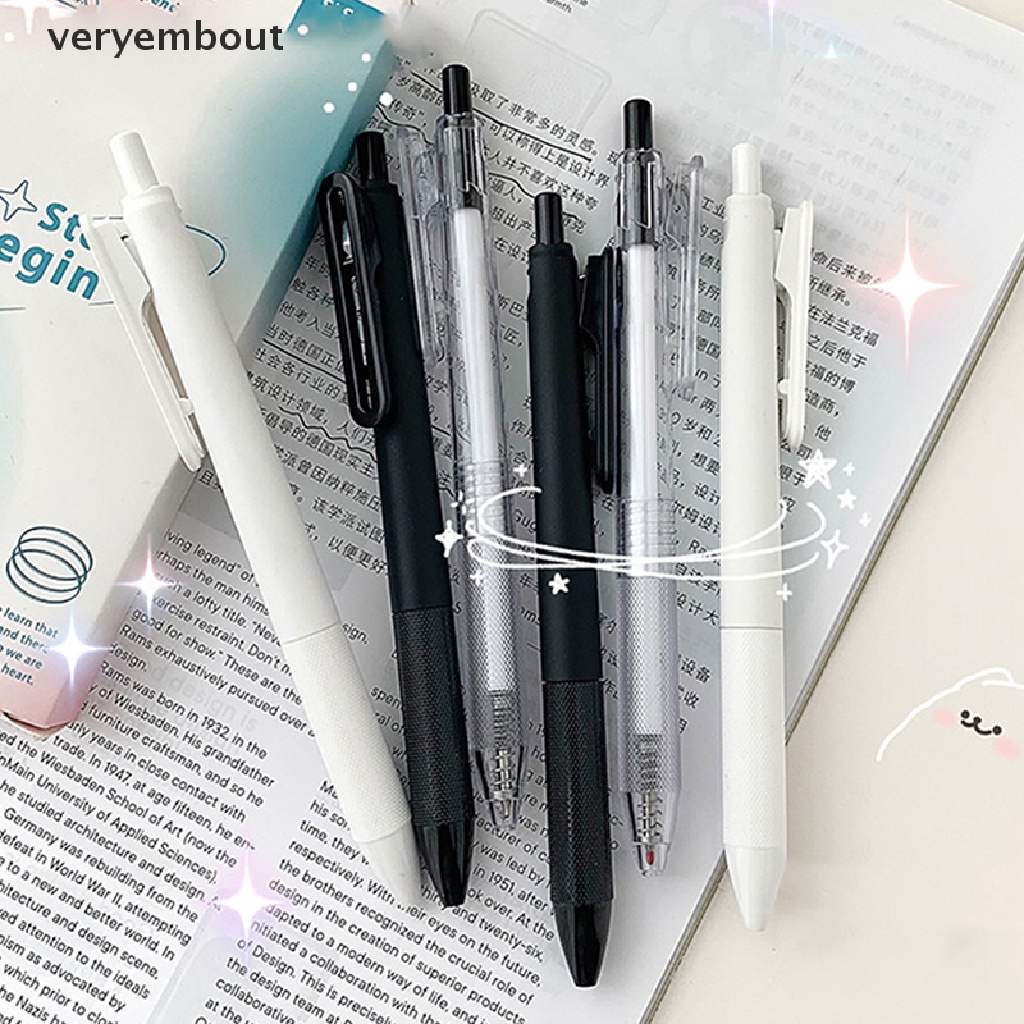 Set 6 Bút Bi Mực Đen Ngòi 0.5mm