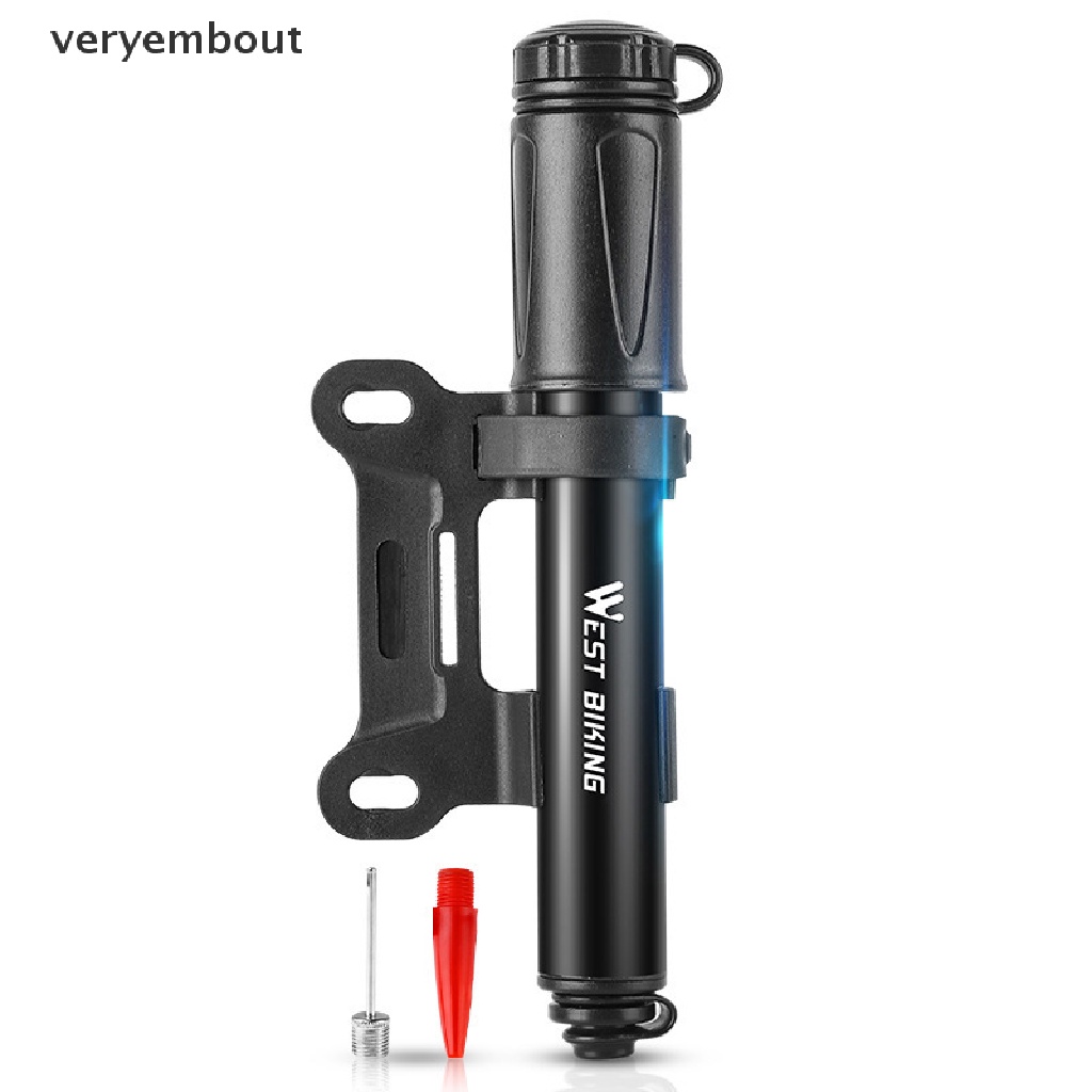 Bơm Xe Đạp Mini Cầm Tay 100Psi Chất Liệu Hợp Kim Nhôm