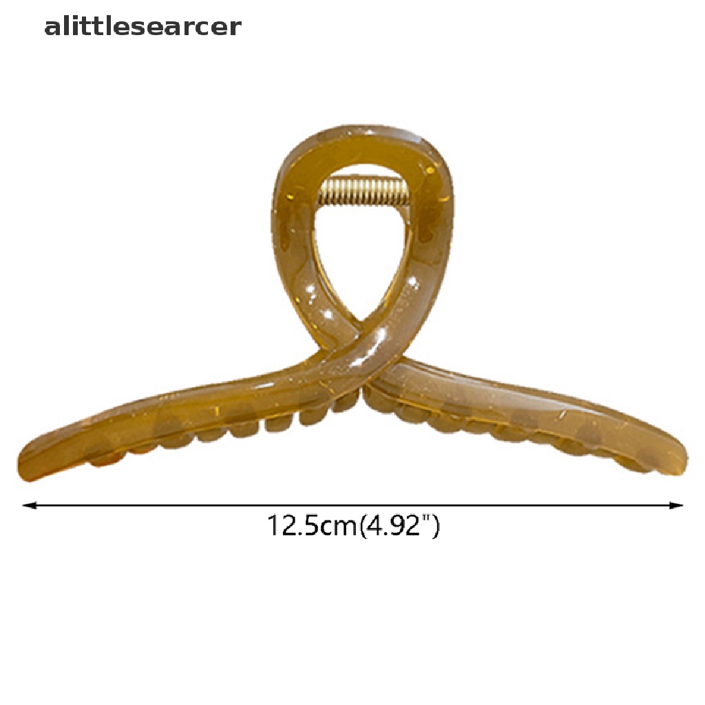 Kẹp Tóc Càng Cua Trong Suốt Cỡ Lớn Thời Trang Cho Nữ