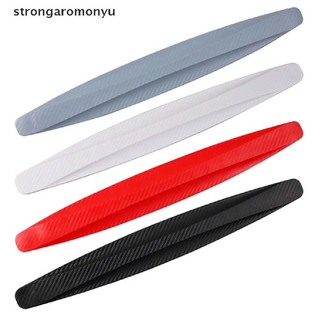Bộ 2 Dải Dán Sợi Carbon Bảo Vệ Cản Trước Và Sau Chống Va Chạm Cho Xe Hơi