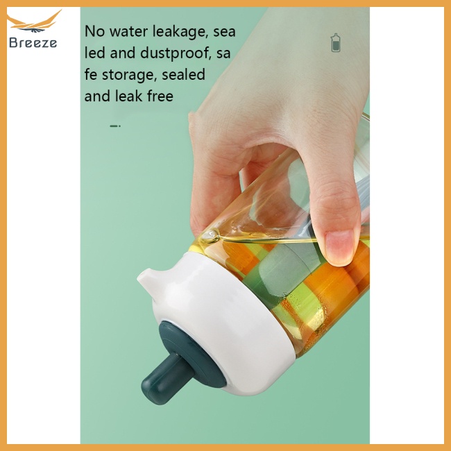 Bình Đựng Dầu Ăn Bằng Silicon Trong Suốt Chịu Nhiệt Cao 2 Trong 1 Kèm Cọ Quét Tiện Dụng Cho Nhà Bếp