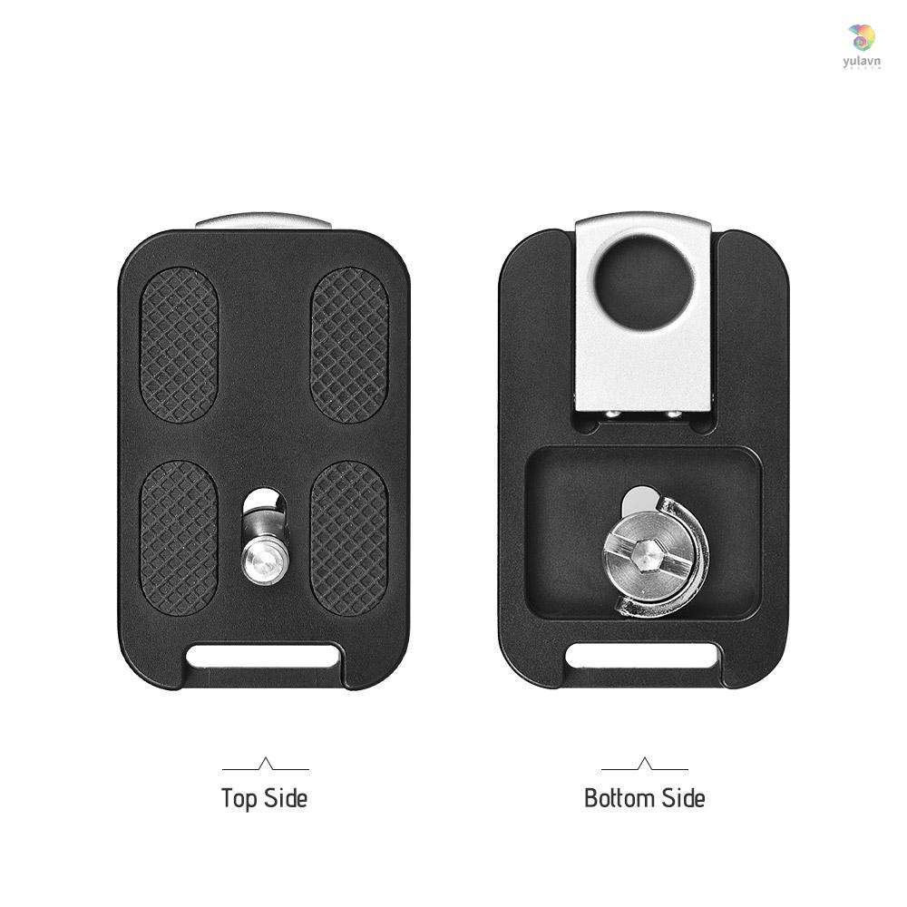 Tấm Tháo Lắp Nhanh Đầu Bi Andoer QR-60 Bằng Hợp Kim Nhôm 1 / 4 &quot;Cho Arca-Swiss