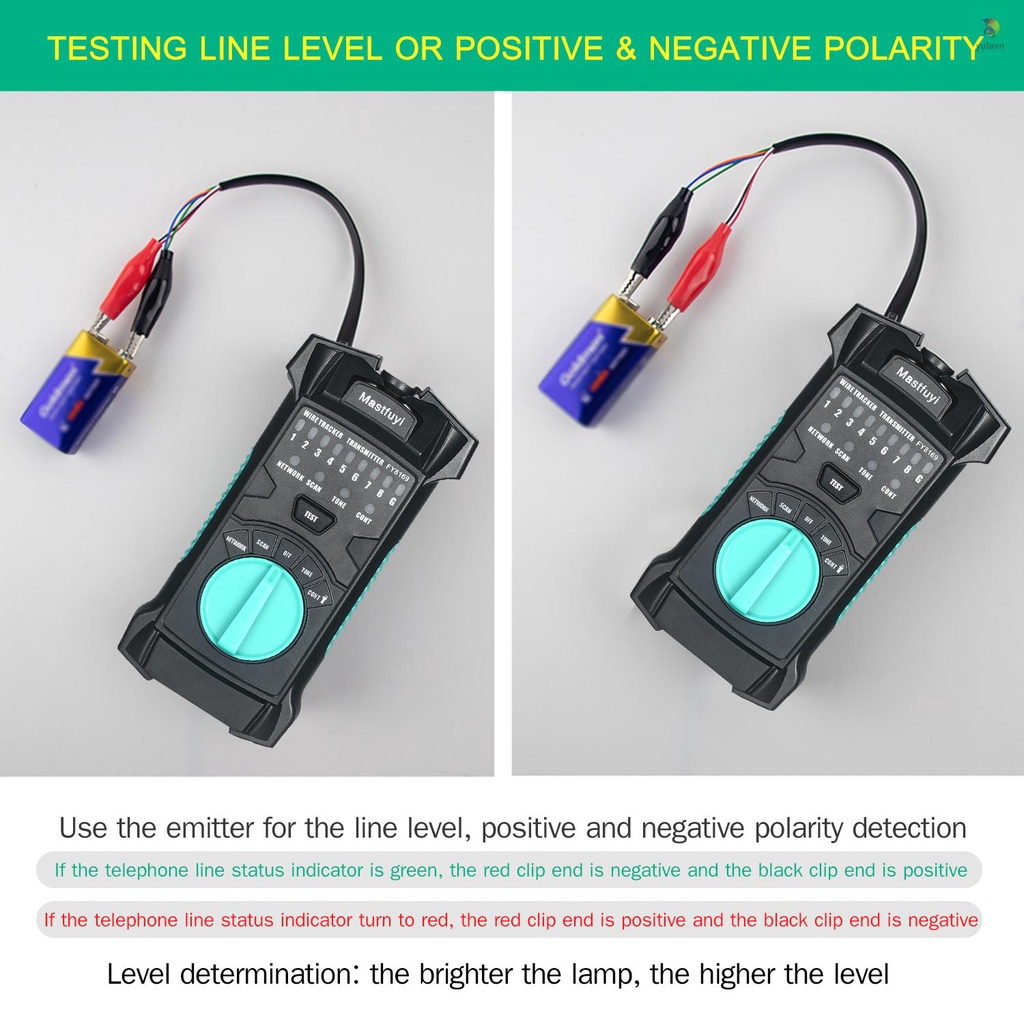 Dụng Cụ Kiểm Tra Đường Dây Cáp Mạng Đa Năng FUYI FY8169 RJ11 RJ45
