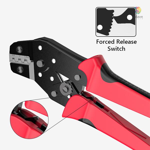 Kìm Uốn Dây Điện 4 Trong 1 Chuyên Dụng Meterk Đen