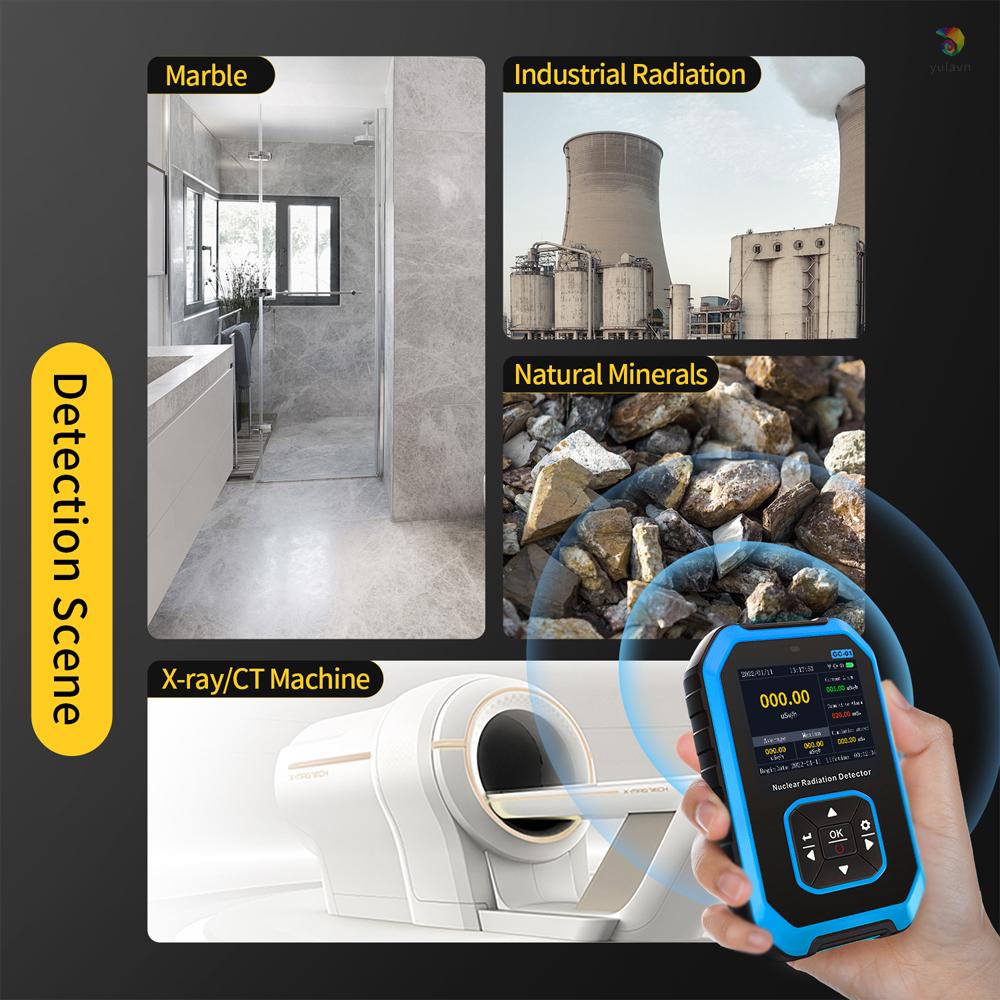 Máy Dò Bức Xạ Điện Từ FNIRSI Đa Năng Có Màn Hình LCD