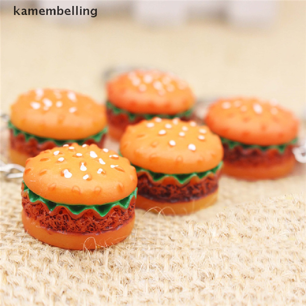 Móc Khóa Hình Hamburger Dễ Thương