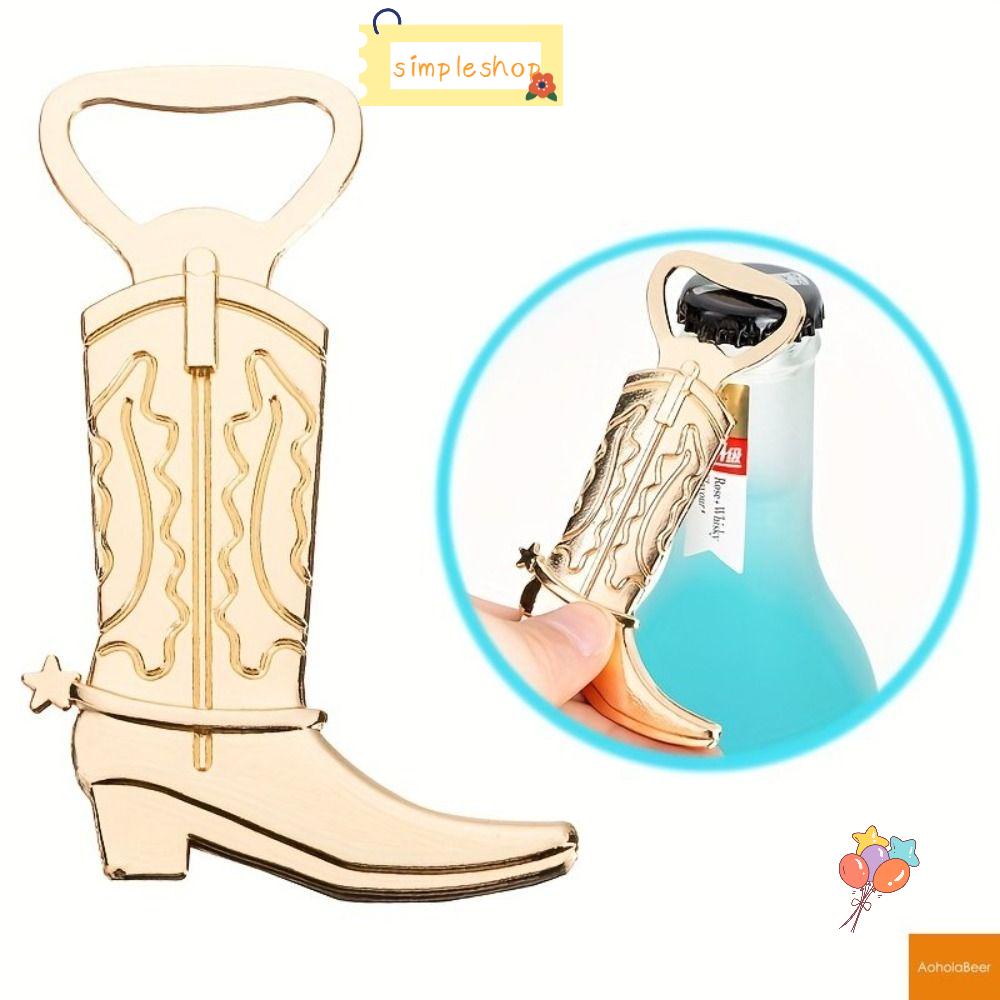 Dụng Cụ Mở Nắp Chai Hình Giày Boot Cao Bồi Sáng Tạo Mẫu Mới