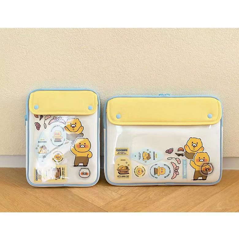 Túi Đựng Laptop 36.6cm / 43.3cm Trong Suốt Phong Cách Hàn Quốc