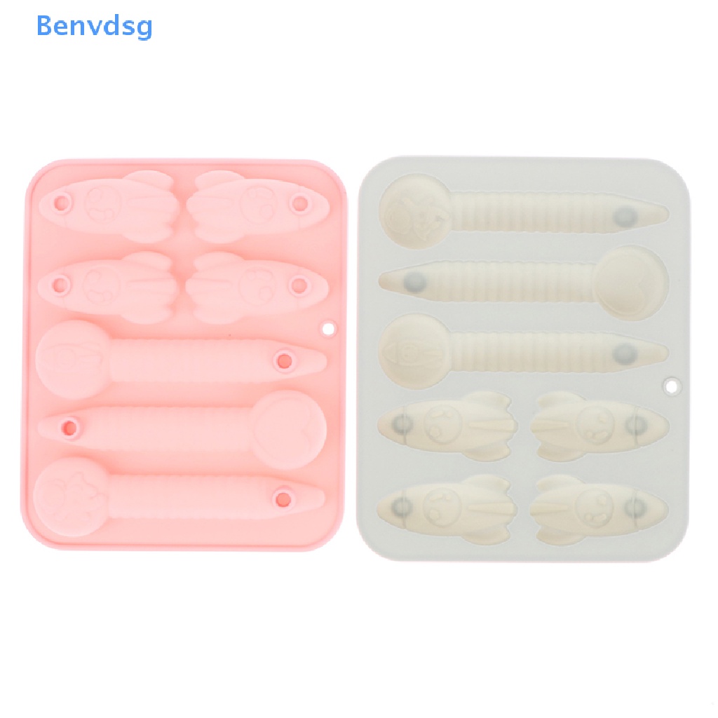 Benvdsg &gt; Khuôn Làm Bút Chì / Sô Cô La Bằng Silicone Chủ Đề Tên Lửa / Phi