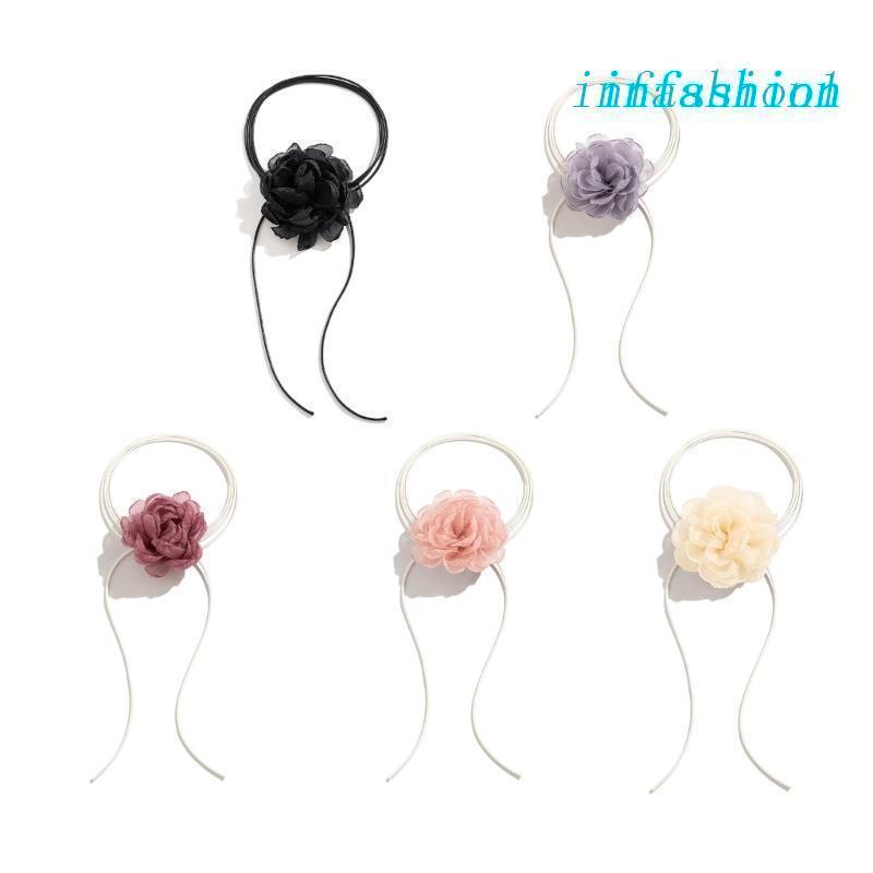 Vòng cổ Mặt Hình Hoa Hồng Đơn Giản Thời Trang Dành Cho Nữ