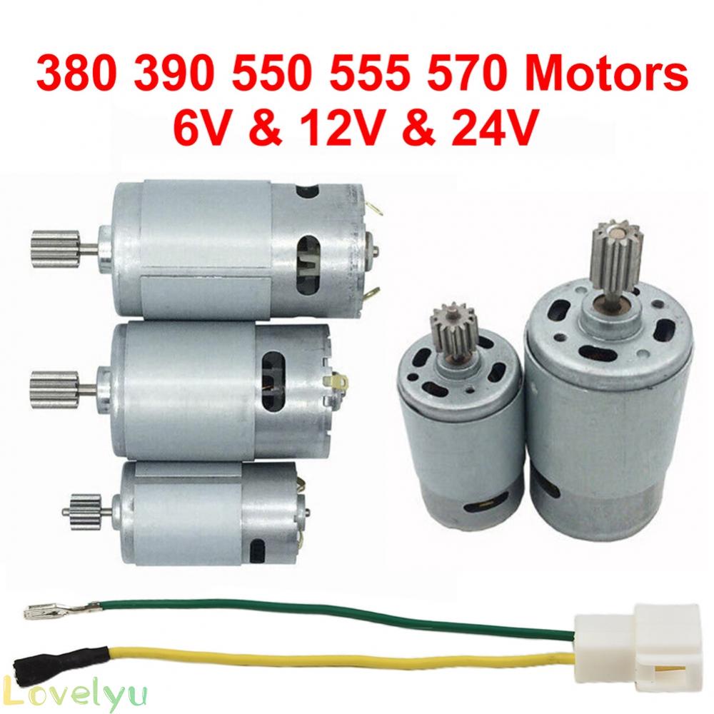 ⭐2023 ⭐Motors for Kids Electric Car 550 RS390 RS380 12V 6V DL555 24V 10 Teeth 1 cm