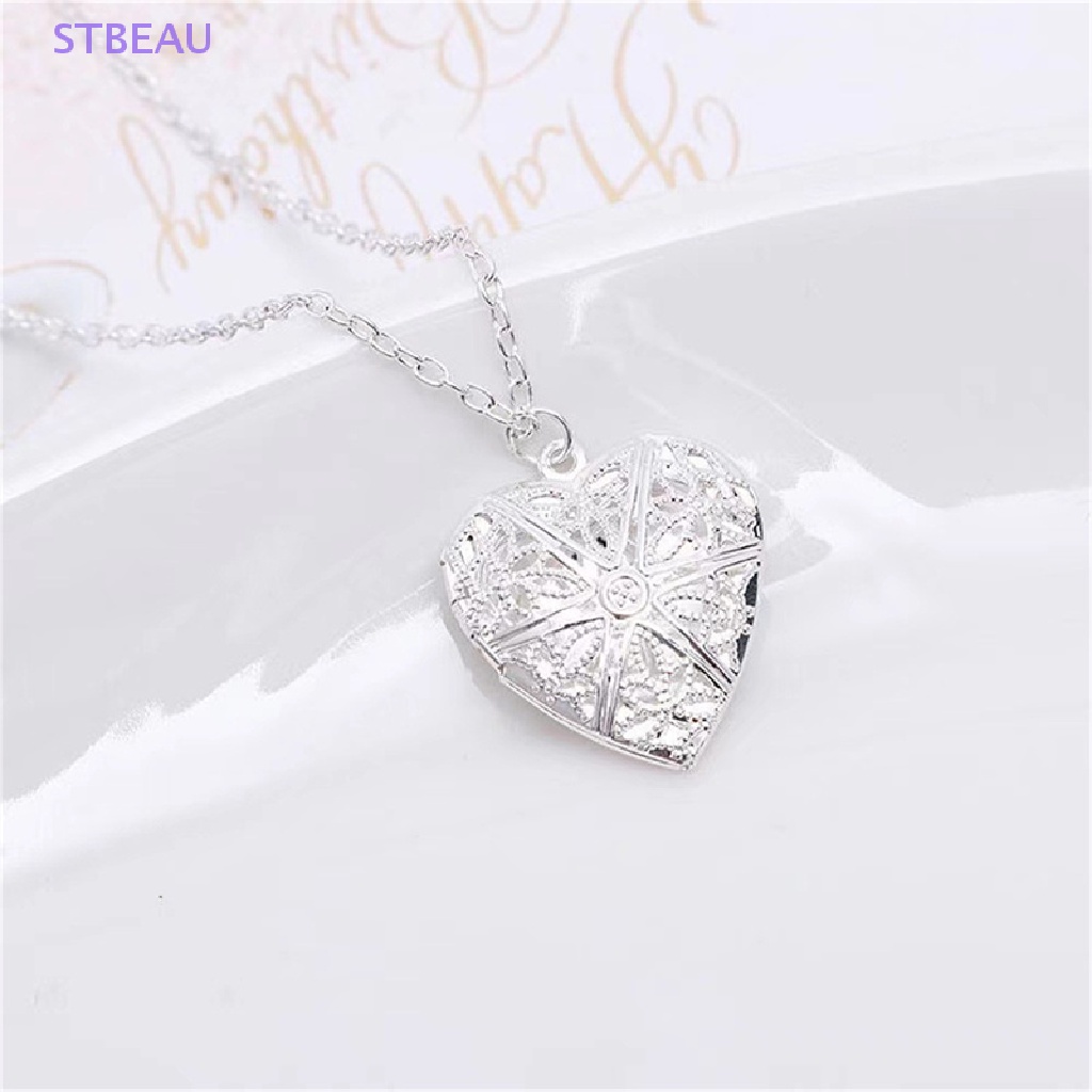 [Cxsteau] Vòng cổ Mặt Hình Trái Tim Rỗng Có Thể Mở Ra MME