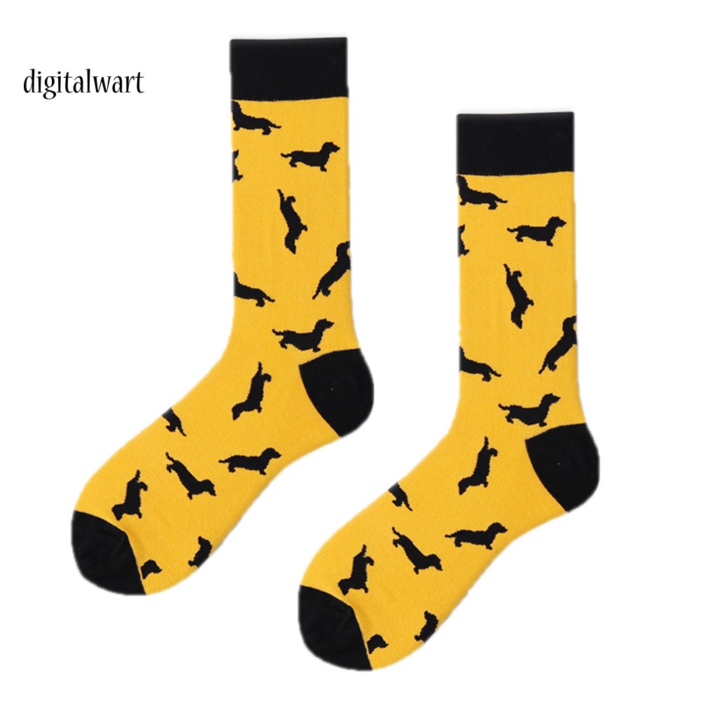 Kỹ Thuật Số| Vớ Cotton Thể Thao Thoáng Khí In Họa Tiết Hoạt Hình Chim Hồng Hạc / Heo Đơn Giản Cho