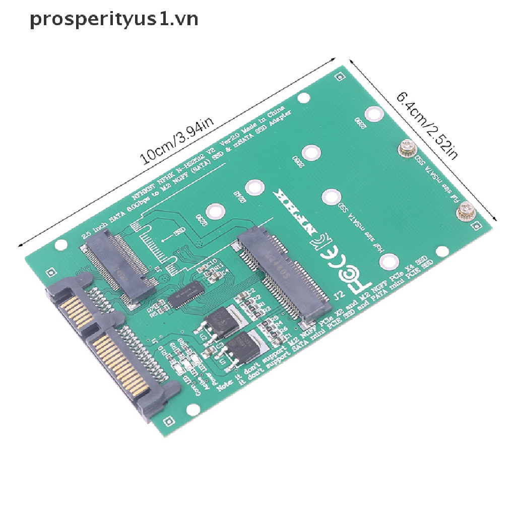 Cáp ChuyểN ĐổI mSATA SATA M.2 NGFF m2 2.5 SATA prosperityus1 Cho mSATA + M.2 NGFF