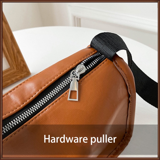 Túi Đeo Chéo Vai Bằng Da Nhân Tạo Màu Trơn Thời Trang Sành Điệu Cho Nữ