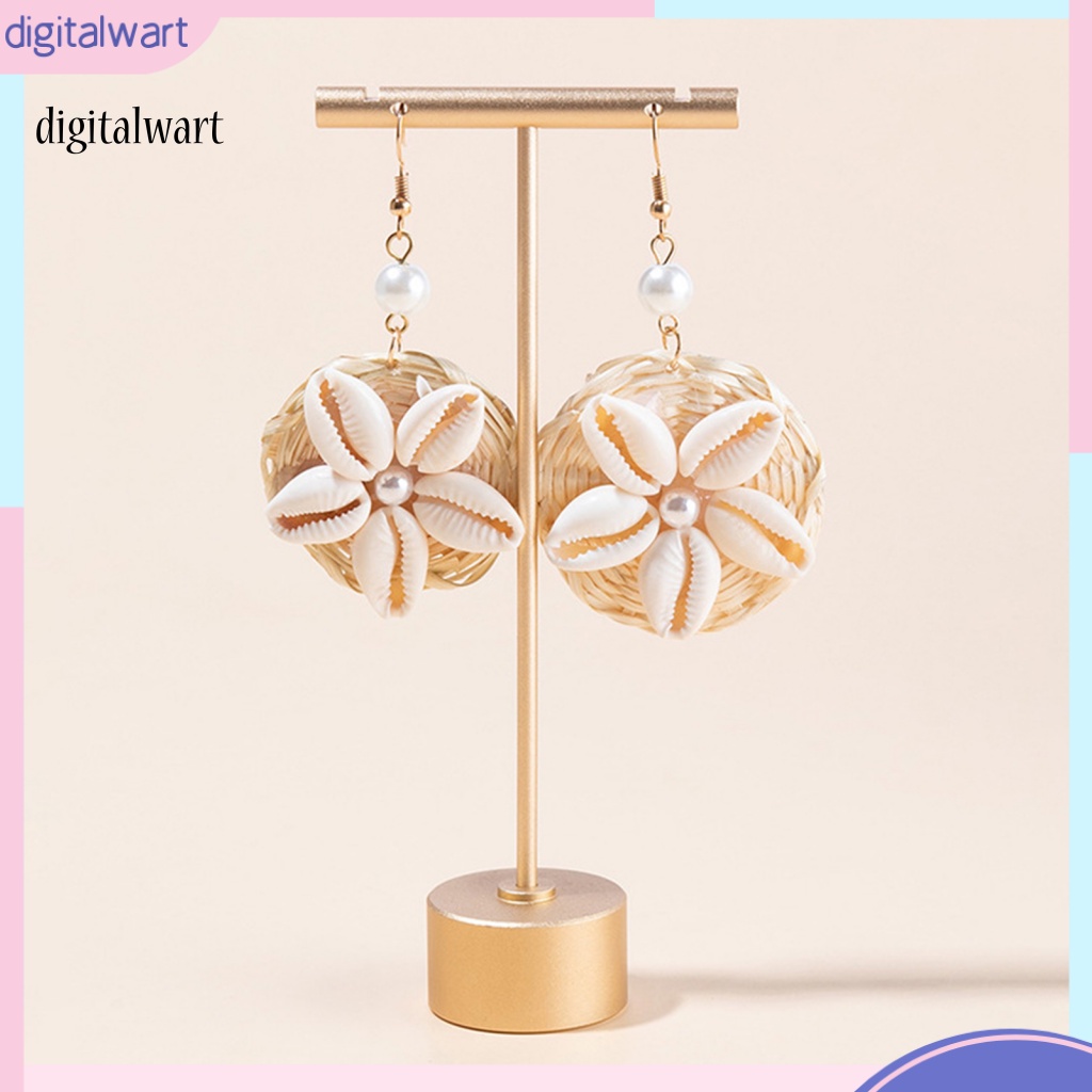 Kỹ Thuật Số| 1 Đôi Bông Tai Hình Tròn Màu Sắc Tương Phản Nhẹ Nhàng Dành Cho Nữ