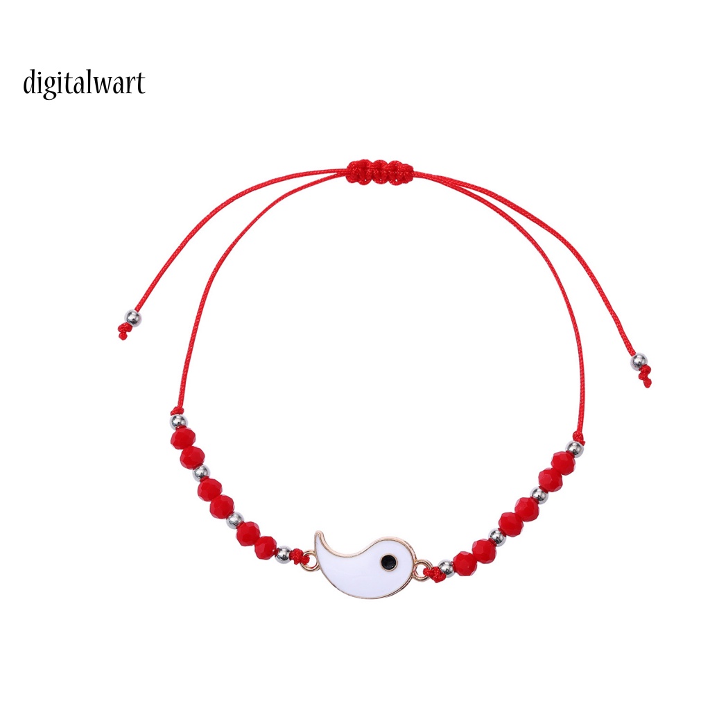 Kỹ Thuật Số| Set 12 Vòng Tay Dây Bện Thủ Công Có Thể Điều Chỉnh Trang Trí Mắt Bắt Kem Phong Cách Thái Cực Quyền Thời Trang Cho Nữ