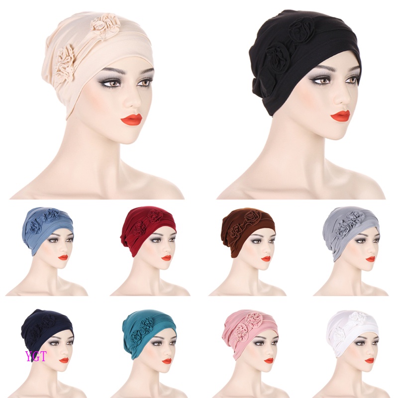 Mũ Trùm Đầu Họa Tiết Hoa Thời Trang Cho Nữ