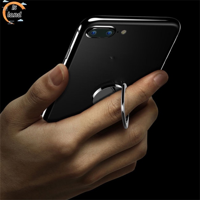 [IS] Giá Đỡ Điện Thoại Dạng Vòng Tròn Xoay 360 Độ Có Thể Tháo Rời Hỗ Trợ Gps (Bóng)