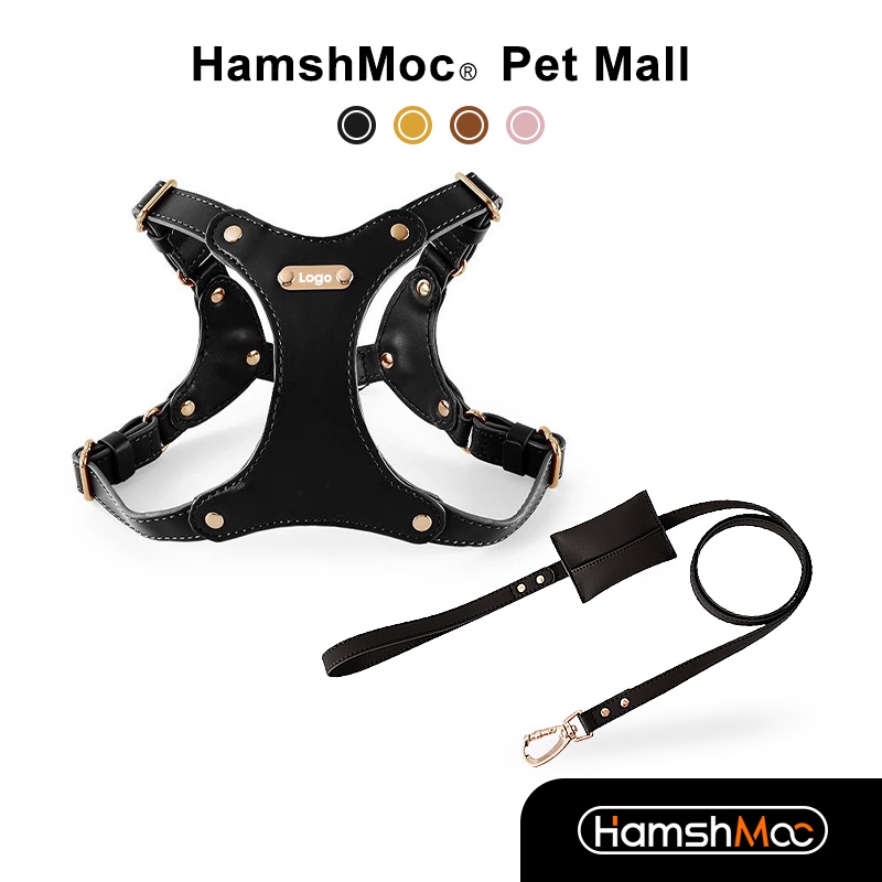 HamshMoc Bộ Dây Dắt Chó Đi Dạo Có Thể Điều Chỉnh Thoải Mái Bền Bỉ Với Tay Cầm Điều Khiển Dễ Dàng Cho Chó Vừa