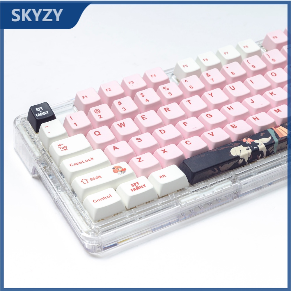 145 Phím Anya Forger Keycaps MDA Profile Anime SPY×FAMILY PBT Dye Sub Cơ Keycap