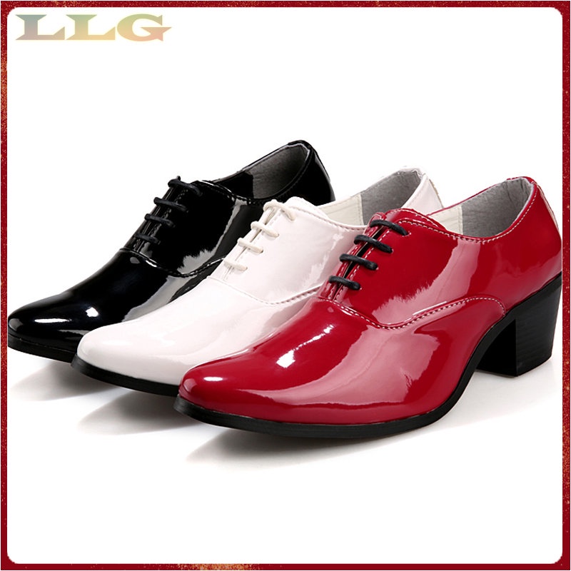 Giày Da Đế Xuồng Dày 6cm Thời Trang Công Sở Cho Nam