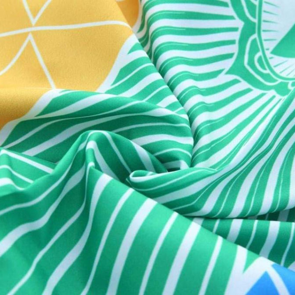 Meditation Yoga Rug Towels Mexico Chakras Tassel Striped Floor Mat Colorful