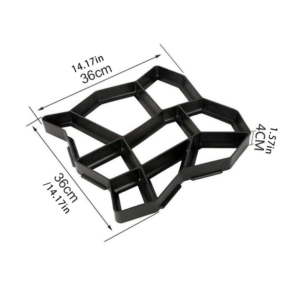 Diy Plastic Path Manufacturer Mold Manual Laying Cement Brick Mold Diy