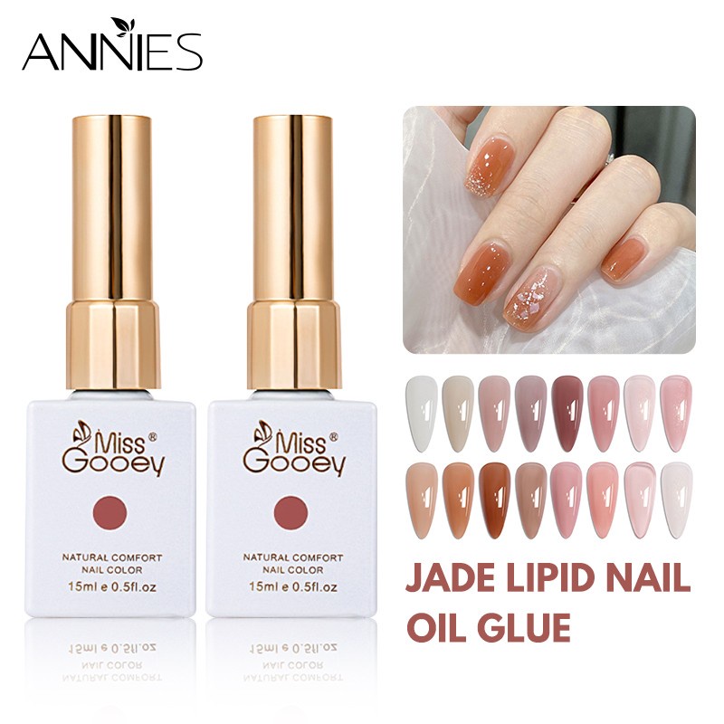 Gel sơn móng tay ANNIES tông màu nude lạnh tùy chọn thời trang mới dành cho salon làm móng