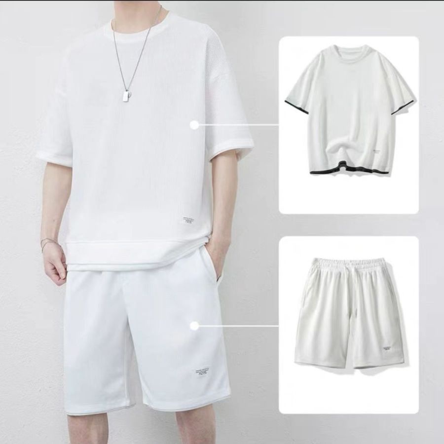 Bộ Quần Áo Mặc Nhà Thể Thao Nam Mùa Hè Phong Cách Cao Cấp -B02