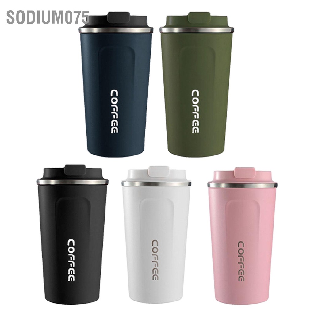 Sodium075 Màn Hình Hiển Thị Nhiệt Độ Thông Minh Cốc Cà Phê Di Động Cách Bằng Thép Không Gỉ 304 Phong Đơn Giản Pure Color Thế Hệ Thứ 2