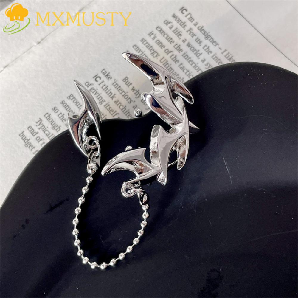 Bông Tai Dạng Kẹp Hình Phi Tiêu Độc Đáo Sang Trọng Cho Nữ