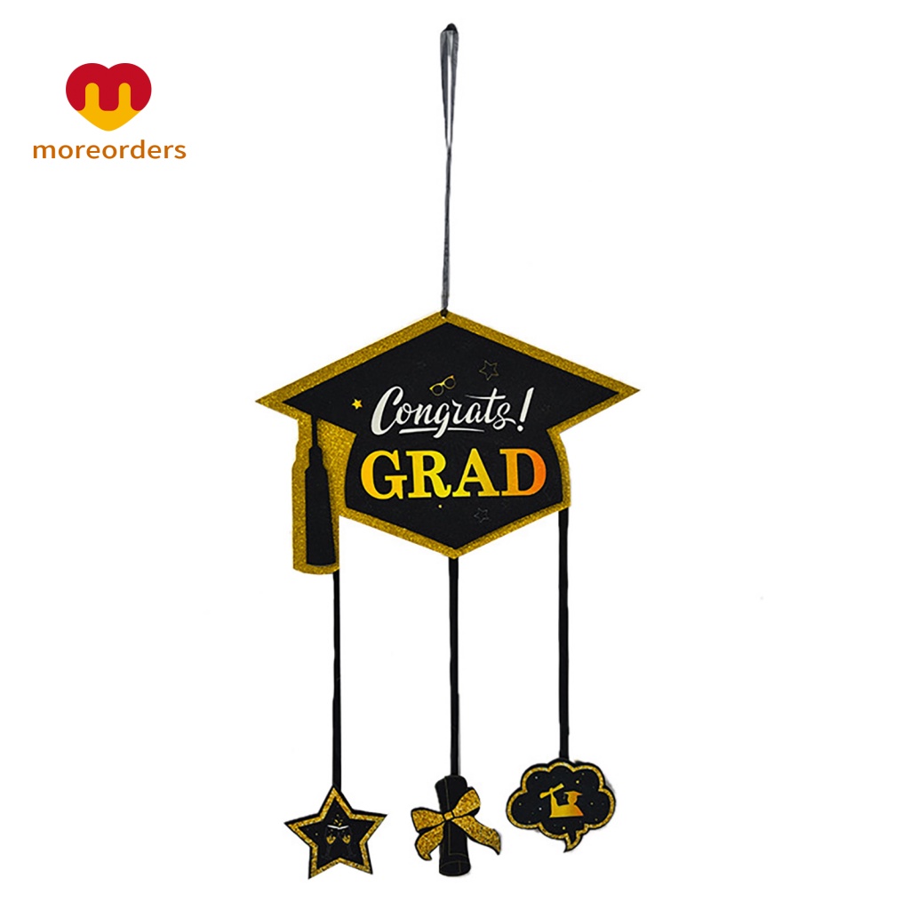 < Mo > Bảng Treo Cửa Bằng Vải Nỉ In Họa Tiết Tinh Tế Trang Trí Tốt Nghiệp