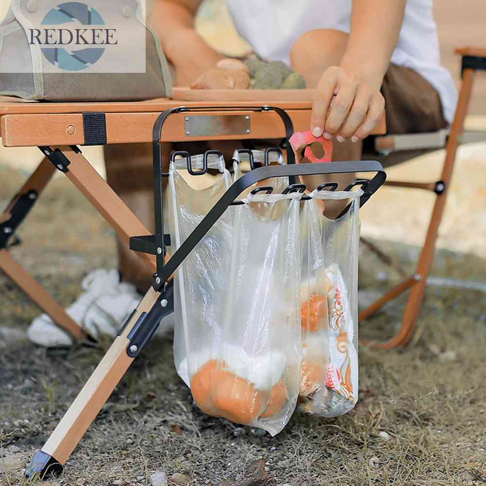 Giá Đỡ Túi Đựng Rác Có Thể Gấp Lại Tiện Dụng Khi Đi Cắm Trại
