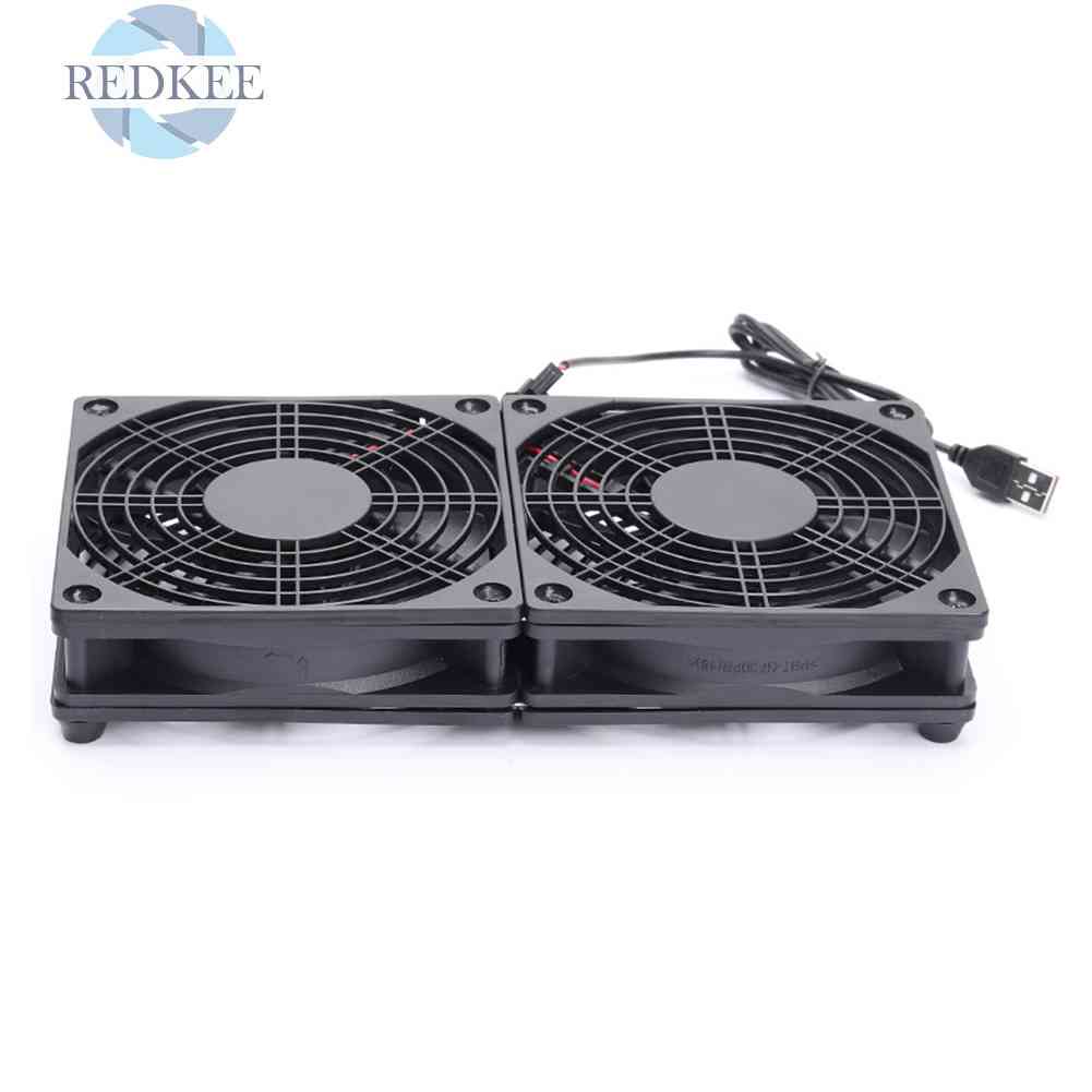 Bộ Định Tuyến Quạt Tản Nhiệt Làm Mát Hộp TV Không Dây Kép