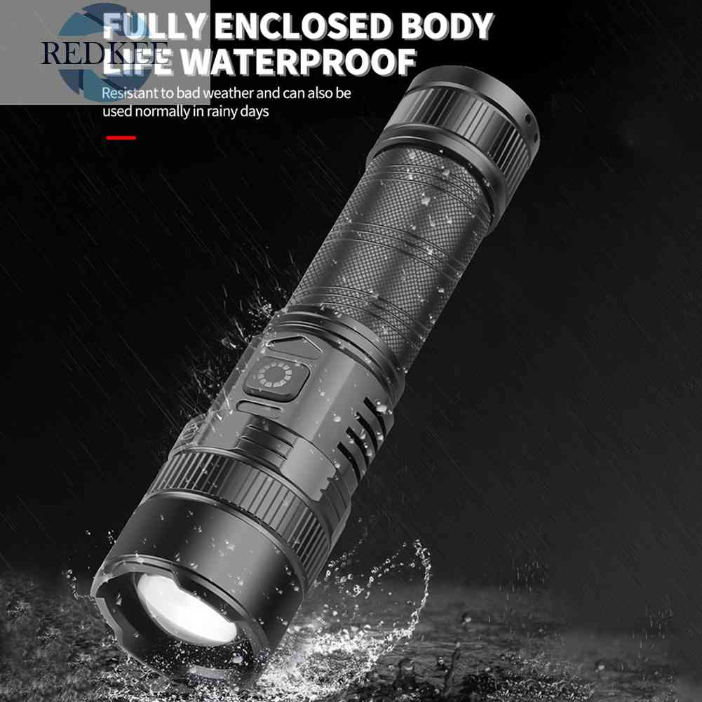 Đèn Pin LED IPX4 Chống Nước 5 Chế Độ Tiện Dụng