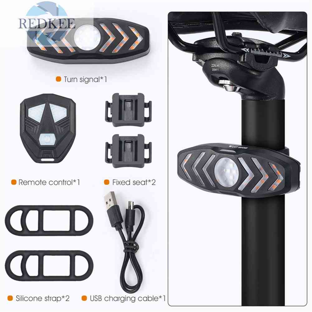 Đèn LED Tín Hiệu Đuôi Xe Đạp Thông Minh Điều Khiển Từ Xa